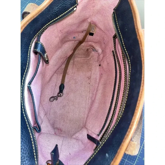 Dooney & Bourke Black and Tan Crossbody Bag - Picture 10 of 11